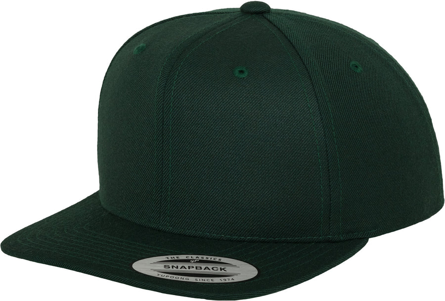 Flexfit Classic Snapback – Flaskegrønn