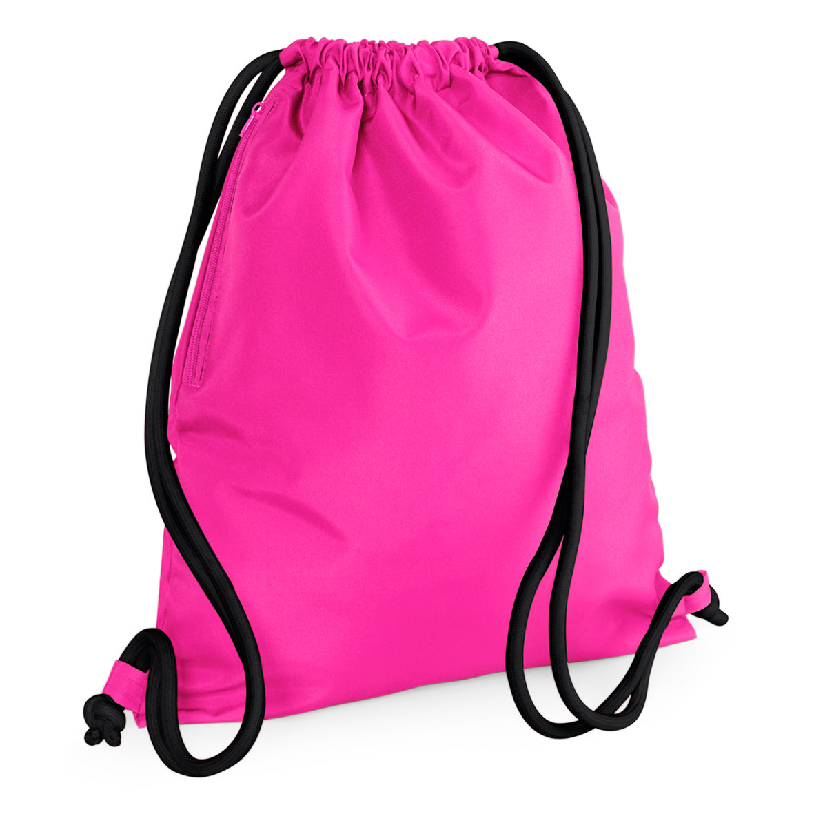 BagBase Icon Gymsac – Fuchsia/Black