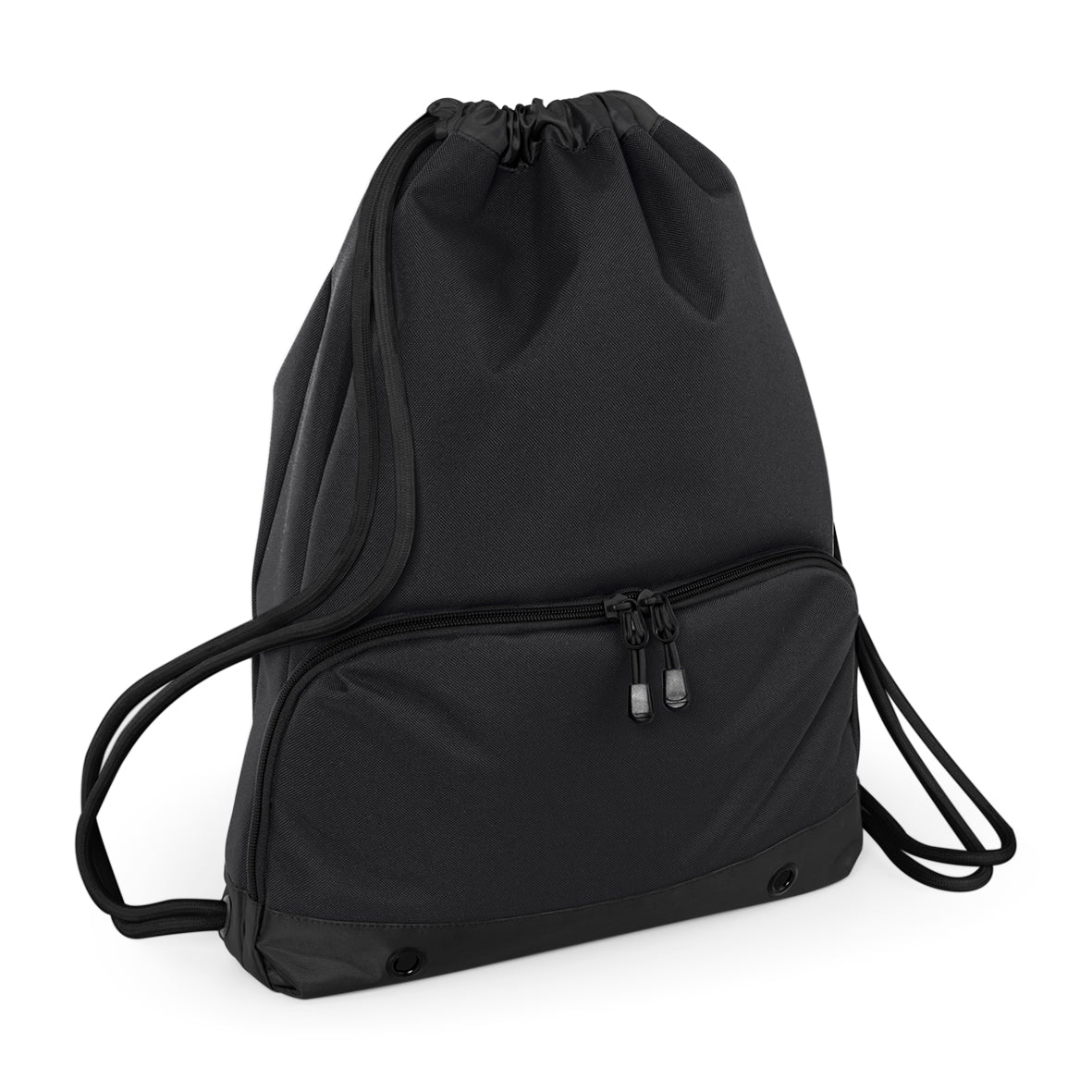 BagBase Athleisure Gymsac – Black/Black
