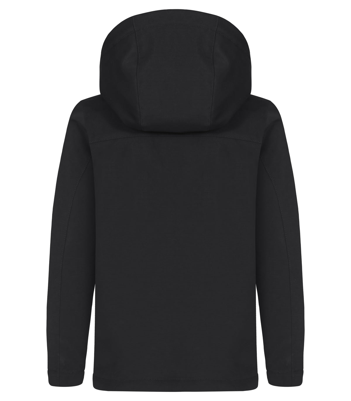 Clique Padded Hoody Softshell – junior – Svart – bakside