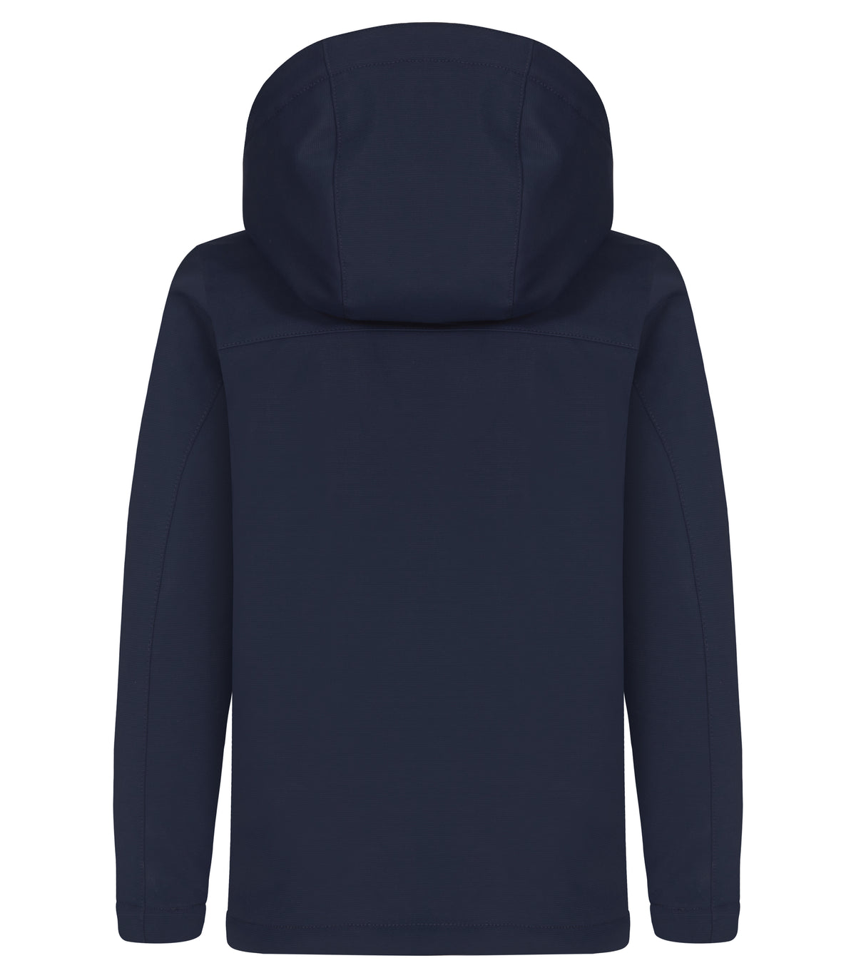 Clique Padded Hoody Softshell – junior – Mørk marineblå – bakside