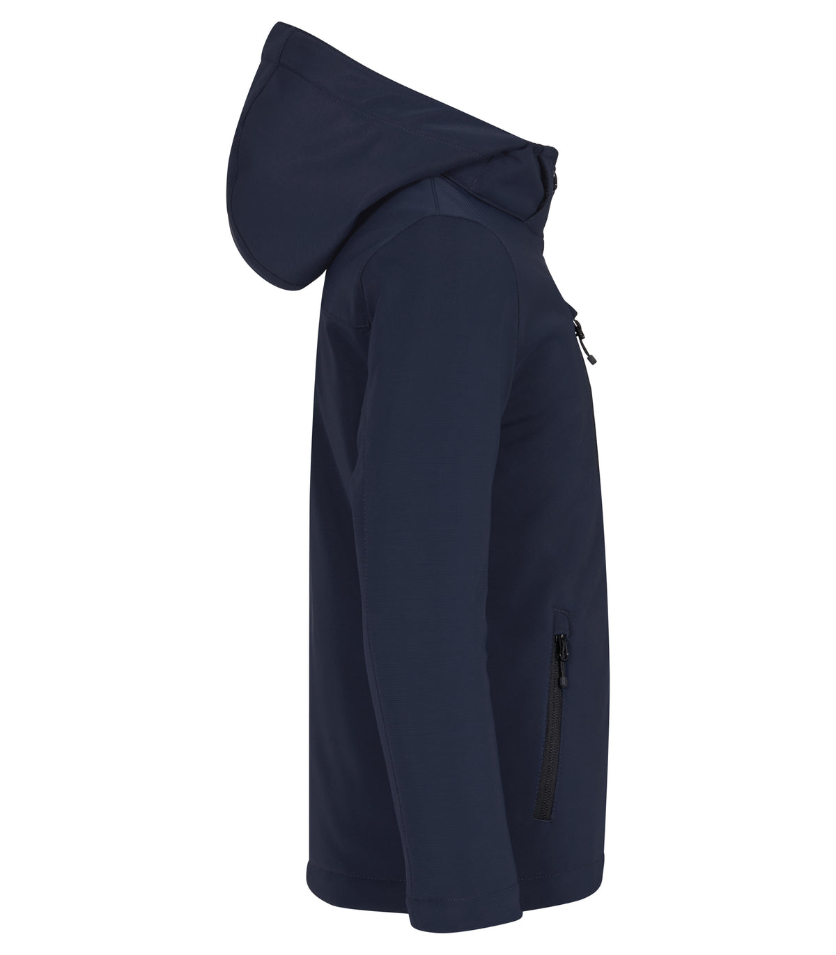 Clique Padded Hoody Softshell – junior – Mørk marineblå – høyre side
