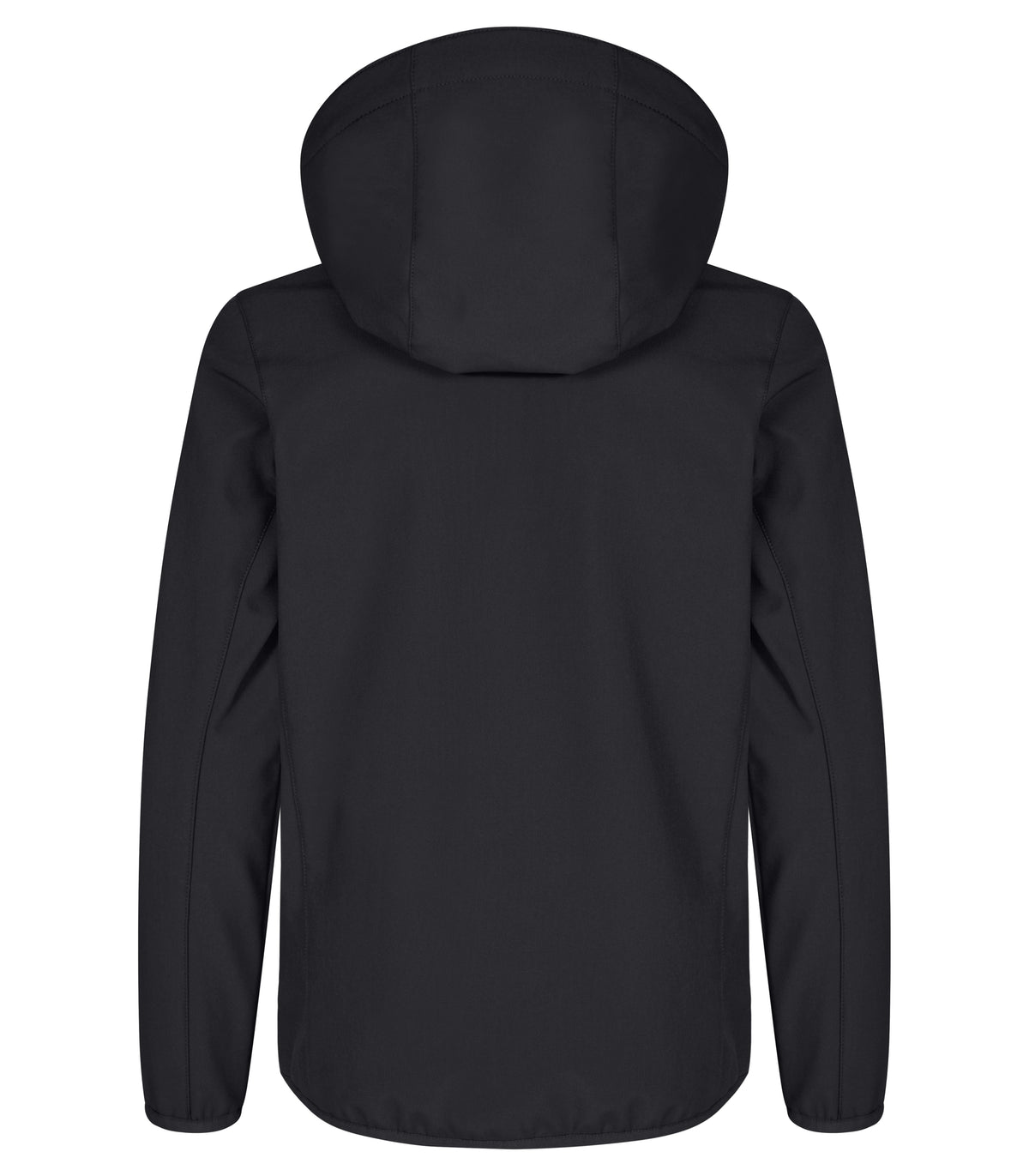 Clique Classic Softshell Jacket – junior – Svart – bakside
