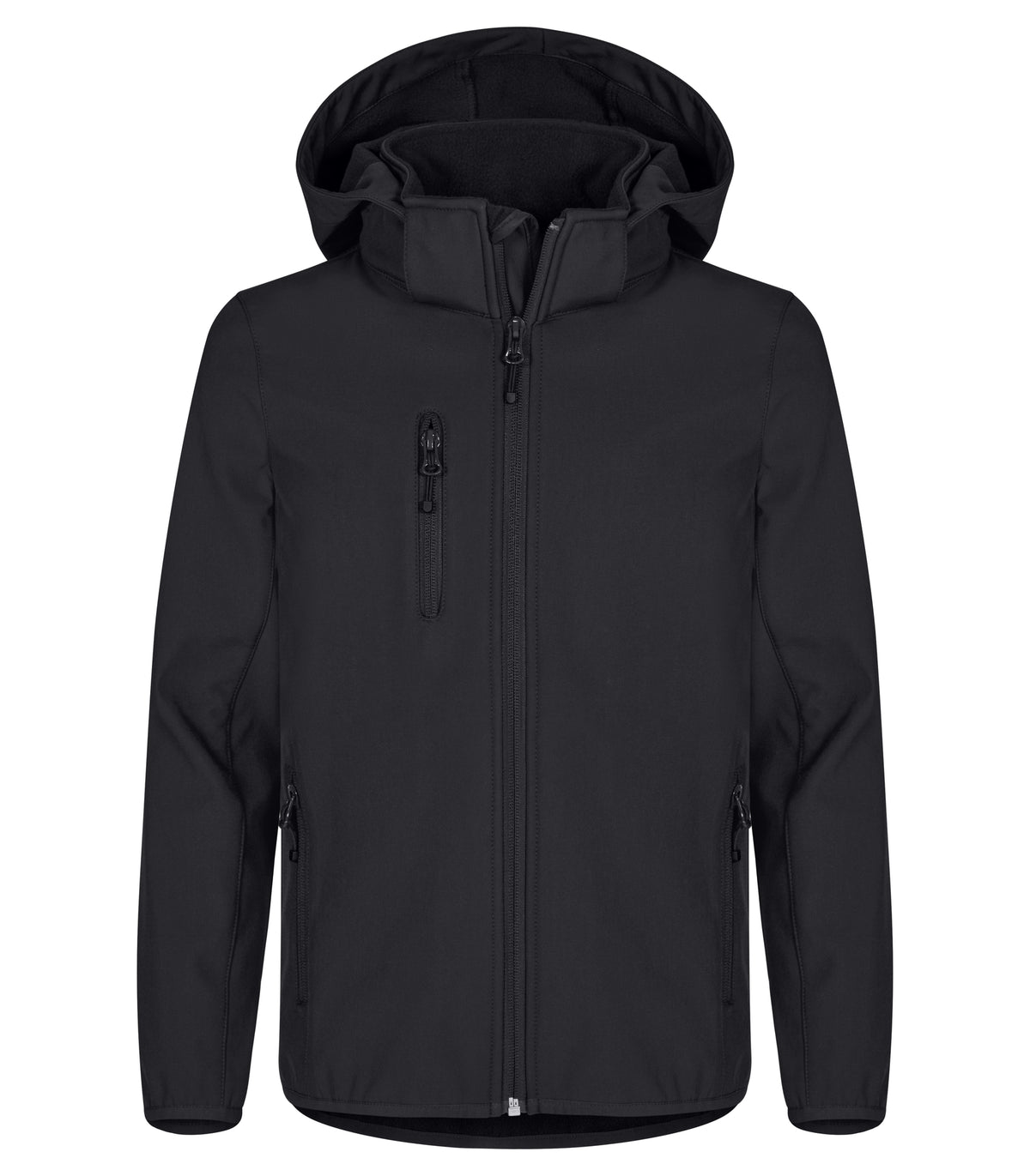 Clique Classic Softshell Jacket – junior – Svart – forside