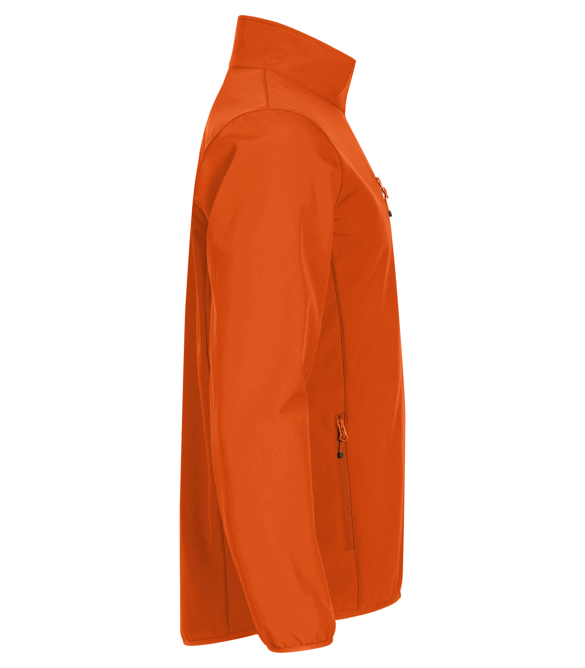 Clique Classic Softshell Jacket – Blodoransje – høyre side