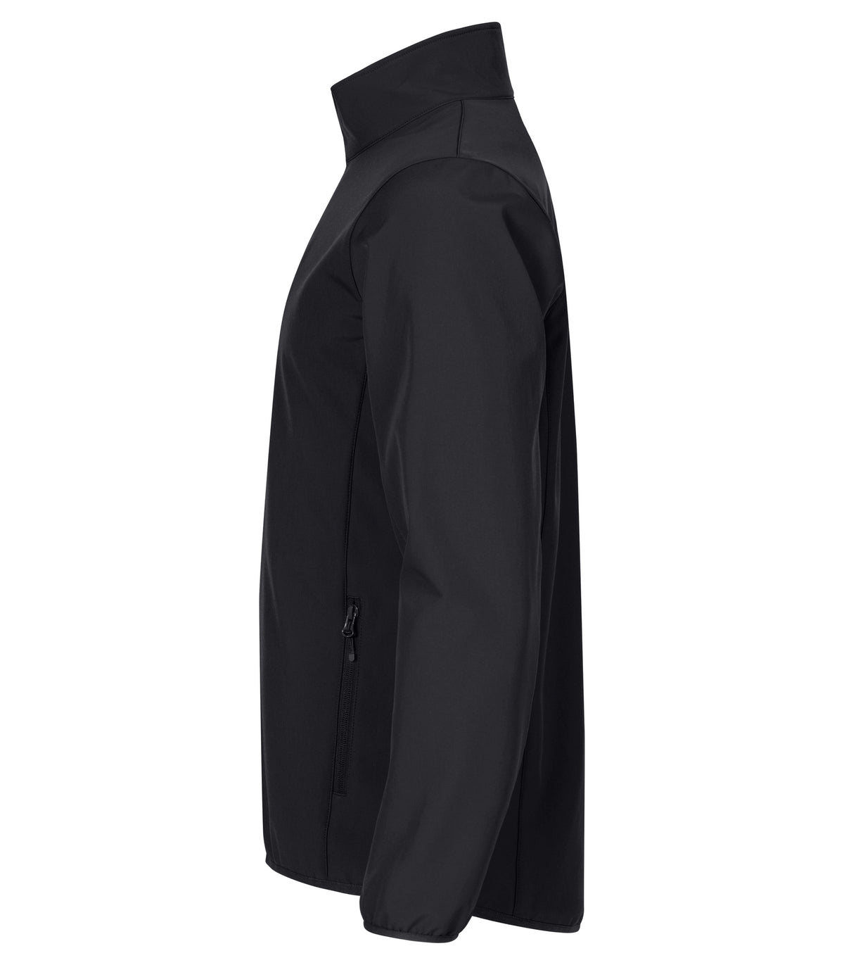 Clique Classic Softshell Jacket – Svart – venstre side