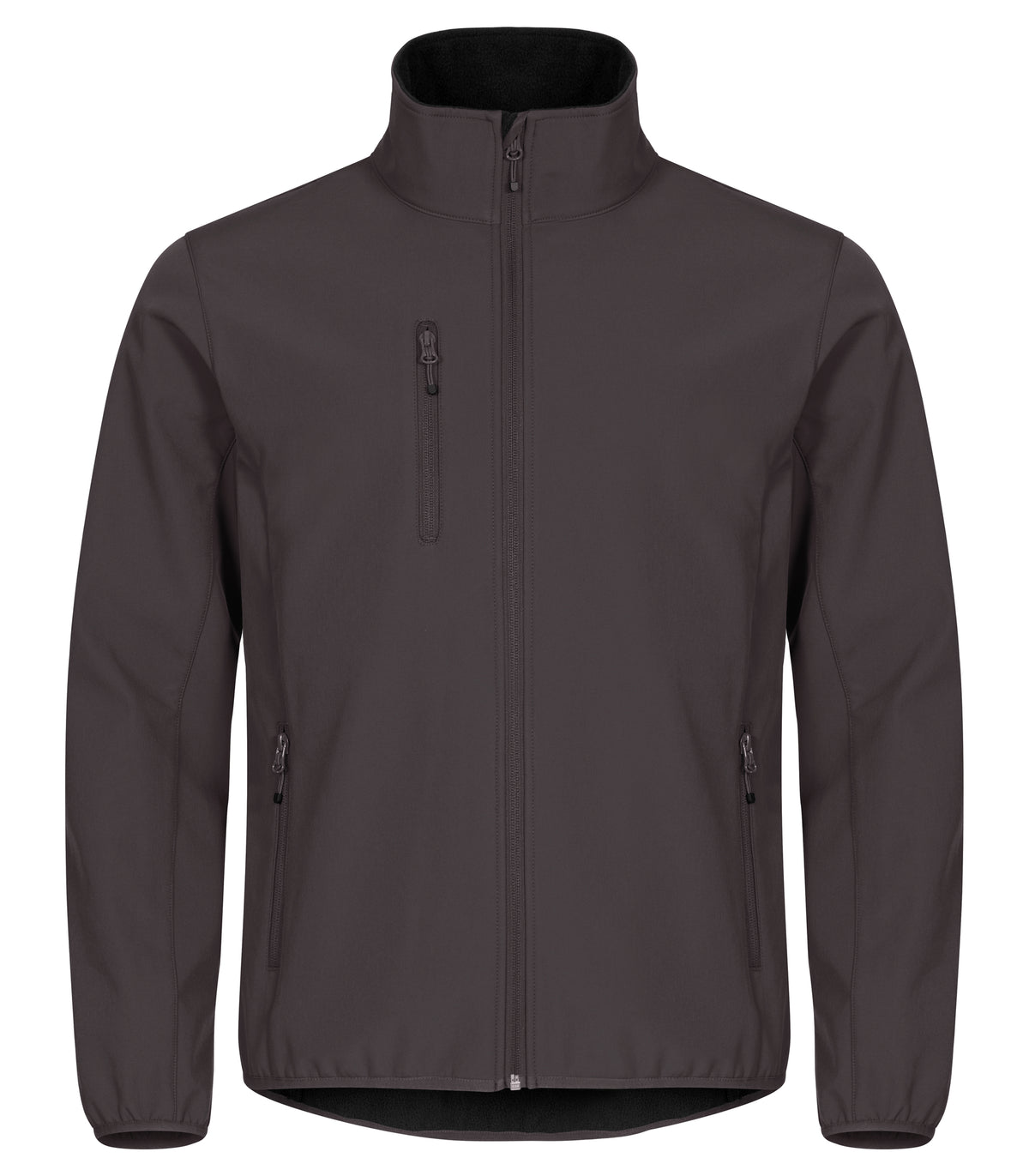 Clique Classic Softshell Jacket – Mørk grå – forside