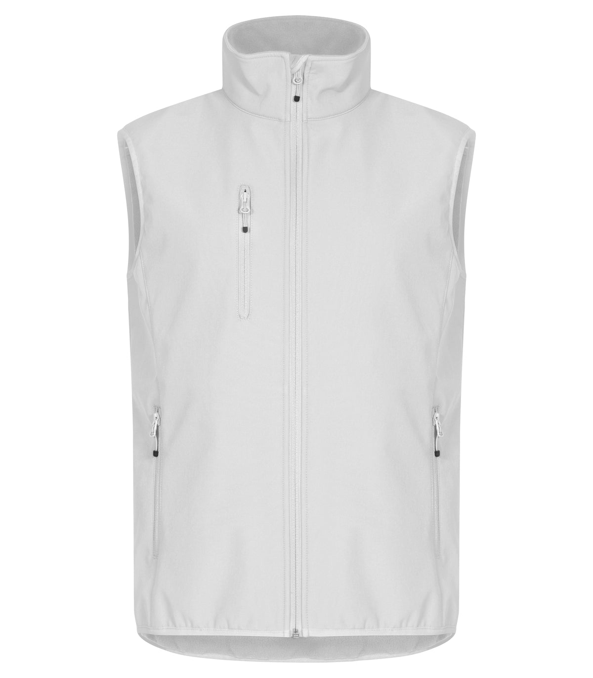Clique Classic Softshell Vest – Hvit – forside