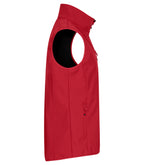 Clique Classic Softshell Vest – Rød – høyre side