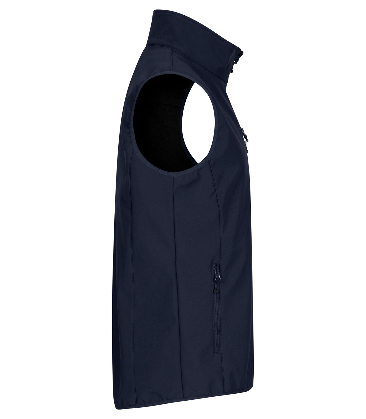 Clique Classic Softshell Vest – Mørk marineblå – høyre side