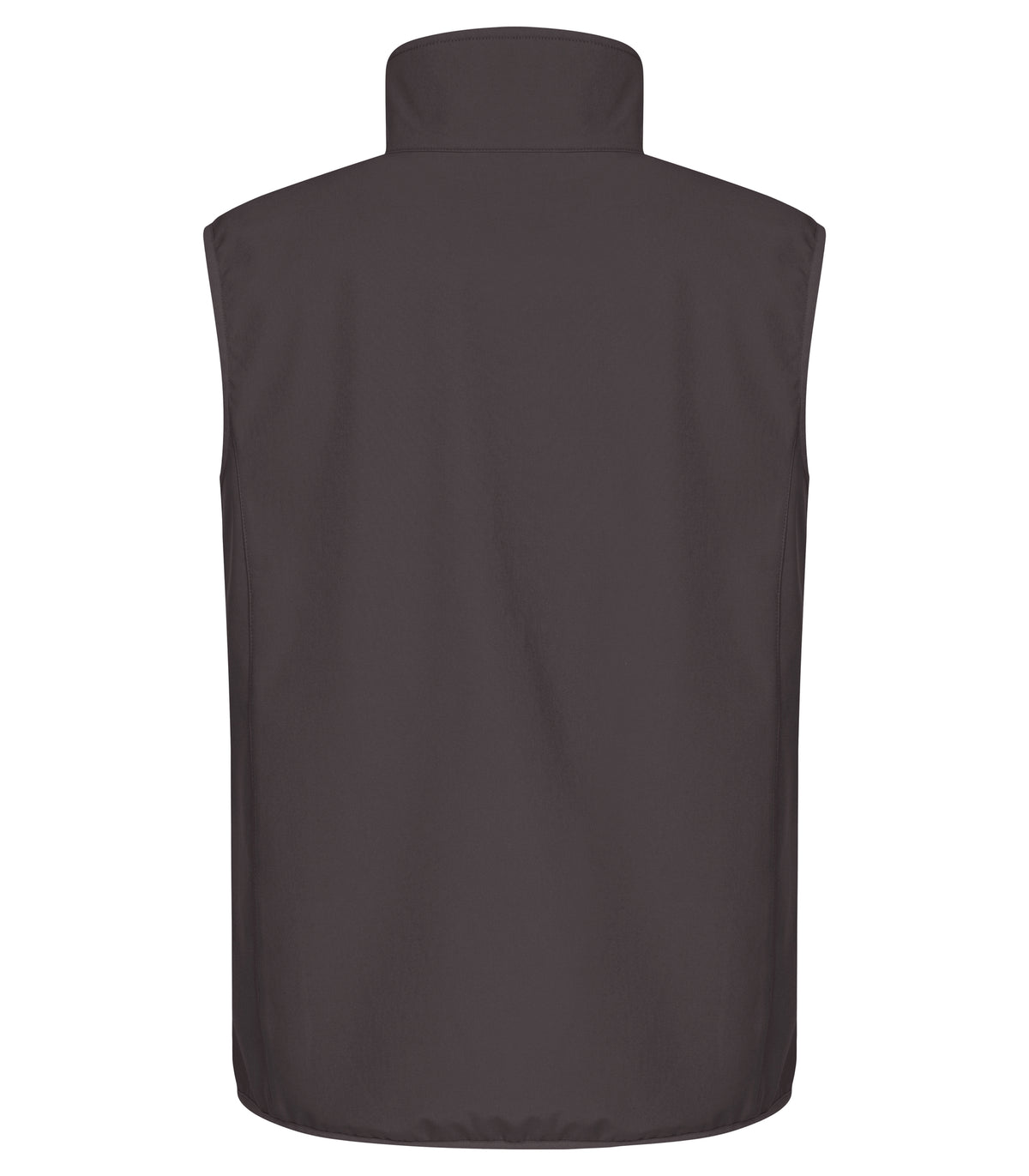 Clique Classic Softshell Vest – Mørk grå – bakside