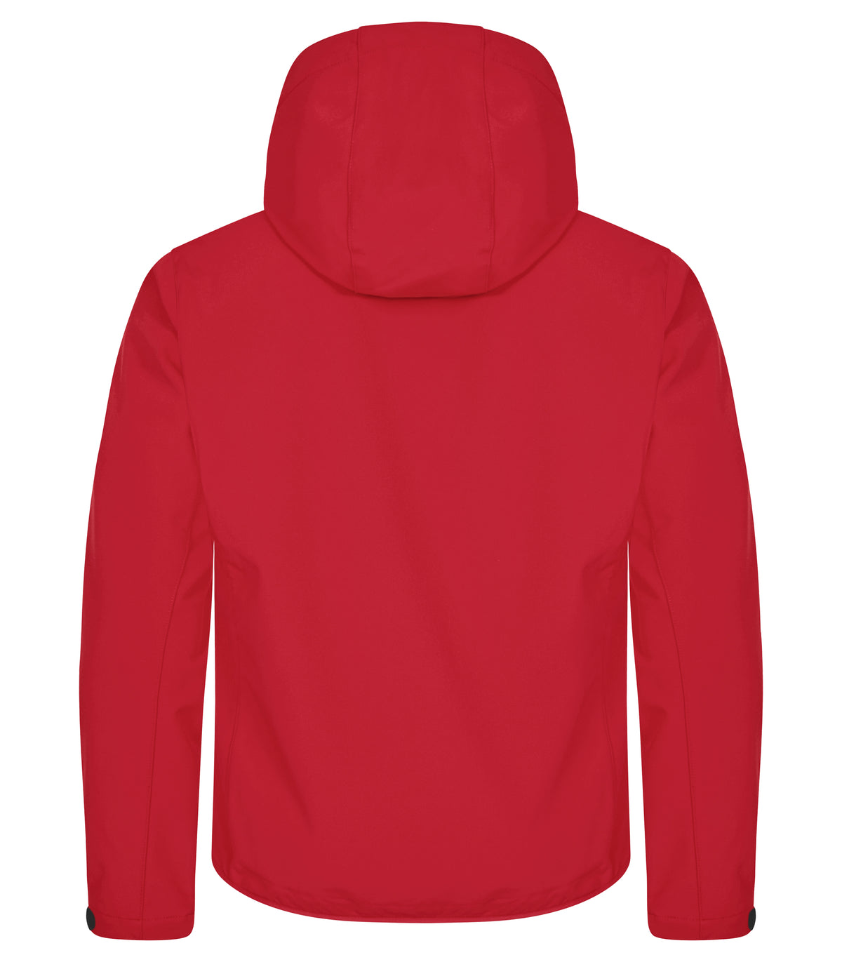 Clique Classic Softshell Hoody – Rød – bakside