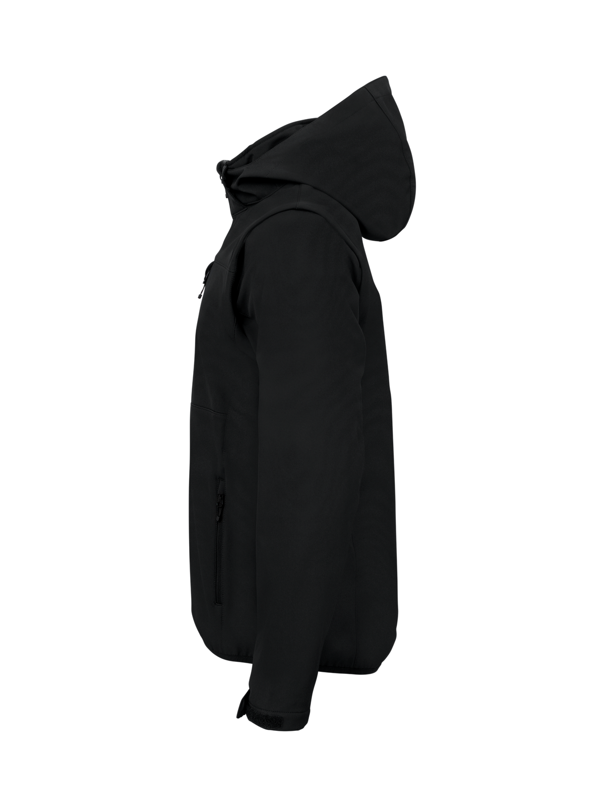 Clique Classic Softshell 2 in 1 – Svart – venstre side