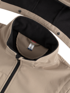 Clique Classic Softshell 2 in 1 – Sand – detalj