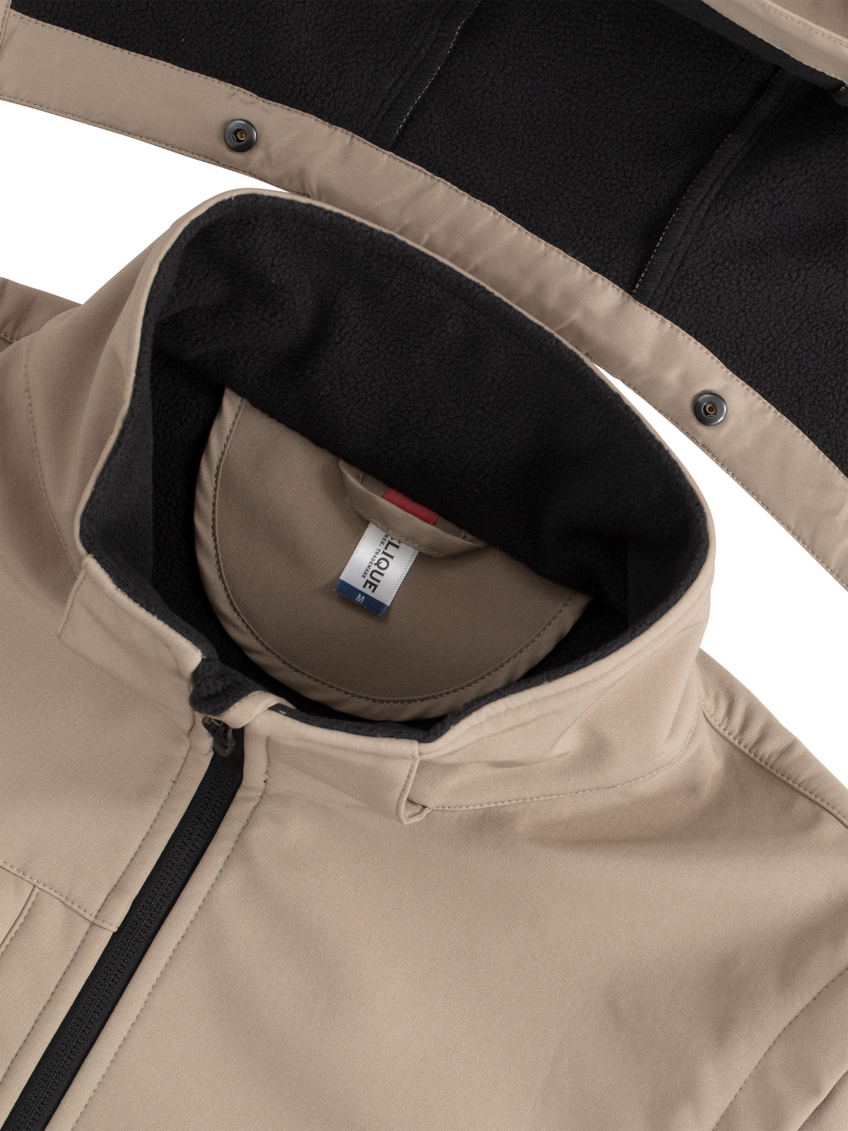 Clique Classic Softshell 2 in 1 – Sand – detalj