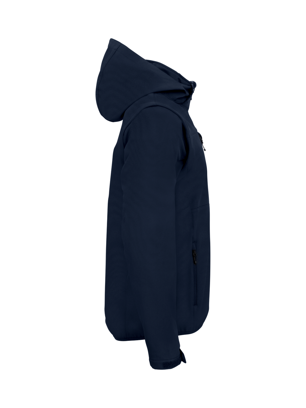 Clique Classic Softshell 2 in 1 – Mørk marineblå – høyre side