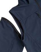 Clique Classic Softshell 2 in 1 – Mørk marineblå – detalj