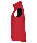 Clique Classic Softshell Vest – dame – Rød – venstre side