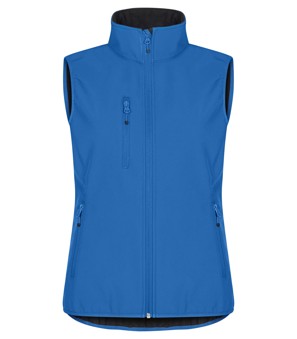 Clique Classic Softshell Vest – dame – Kongeblå – forside