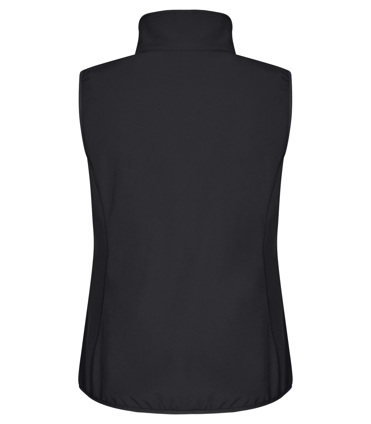 Clique Classic Softshell Vest – dame – Svart – bakside