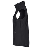 Clique Classic Softshell Vest – dame – Svart – venstre side