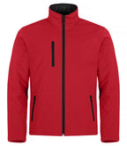 Clique Padded Softshell Jacket – Rød – forside