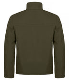 Clique Padded Softshell Jacket – Tåkegrønn – bakside