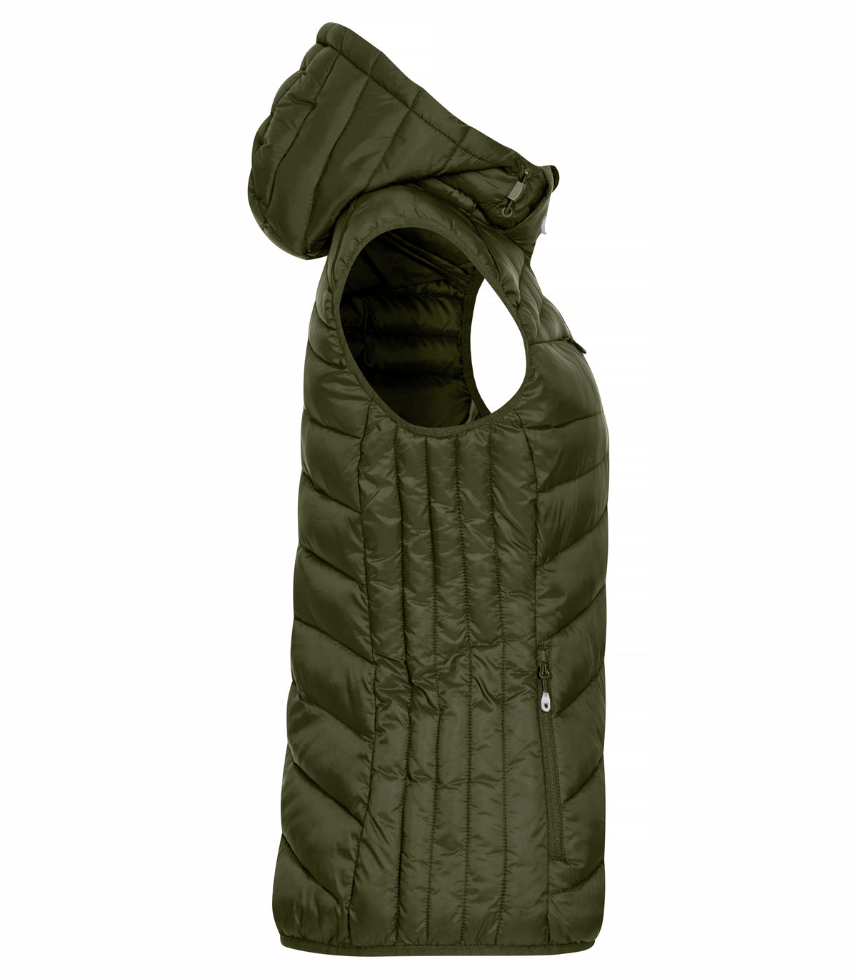 Clique Idaho Vest – dame – Tåkegrønn – høyre side