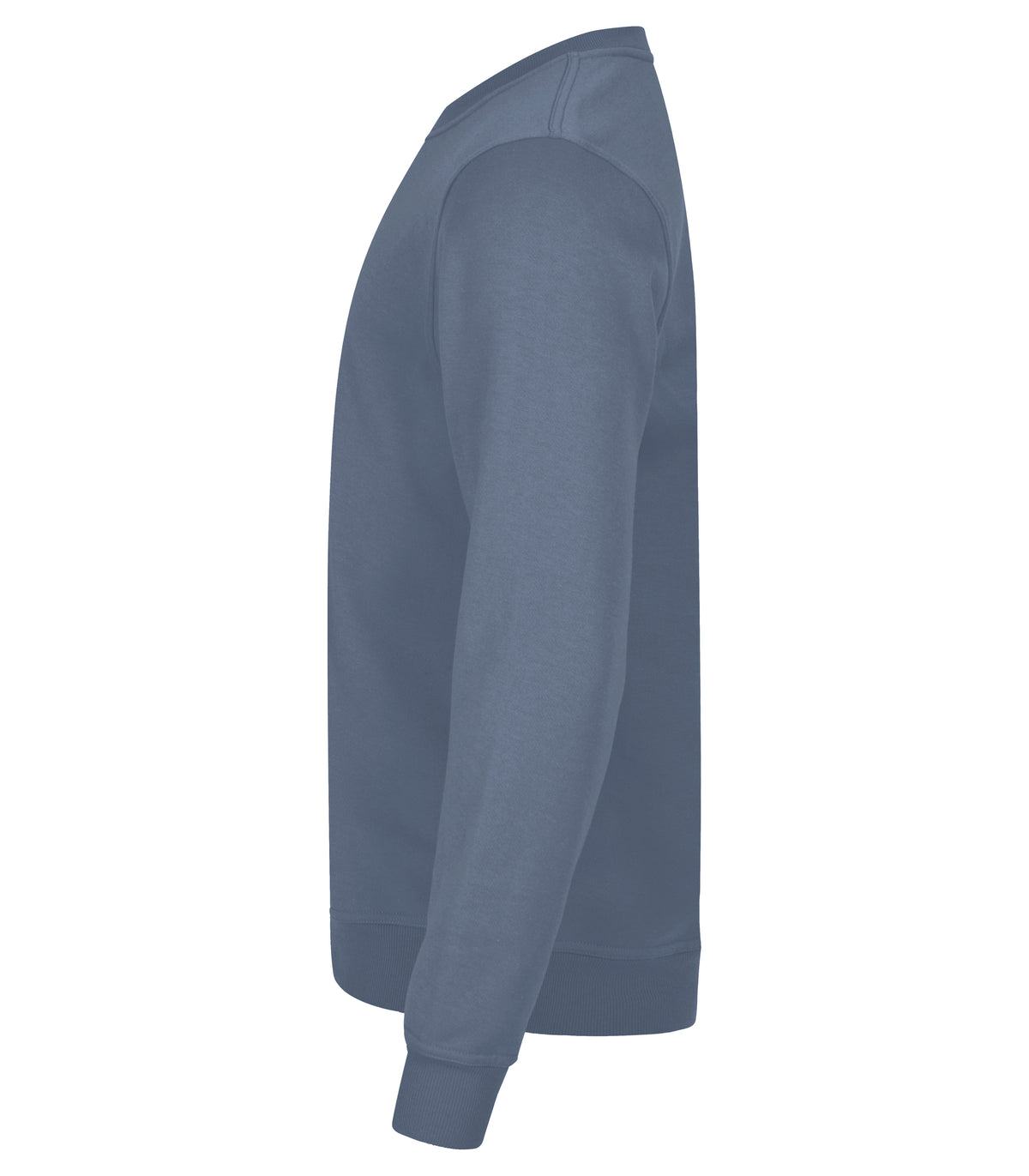 Clique Miami Roundneck – Stålblå – venstre side