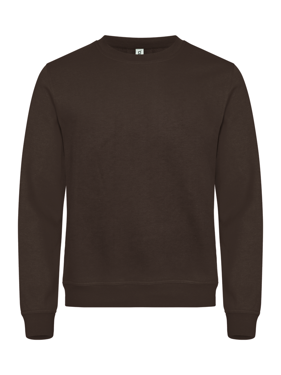 Clique Miami Roundneck – Mørk mokka – forside