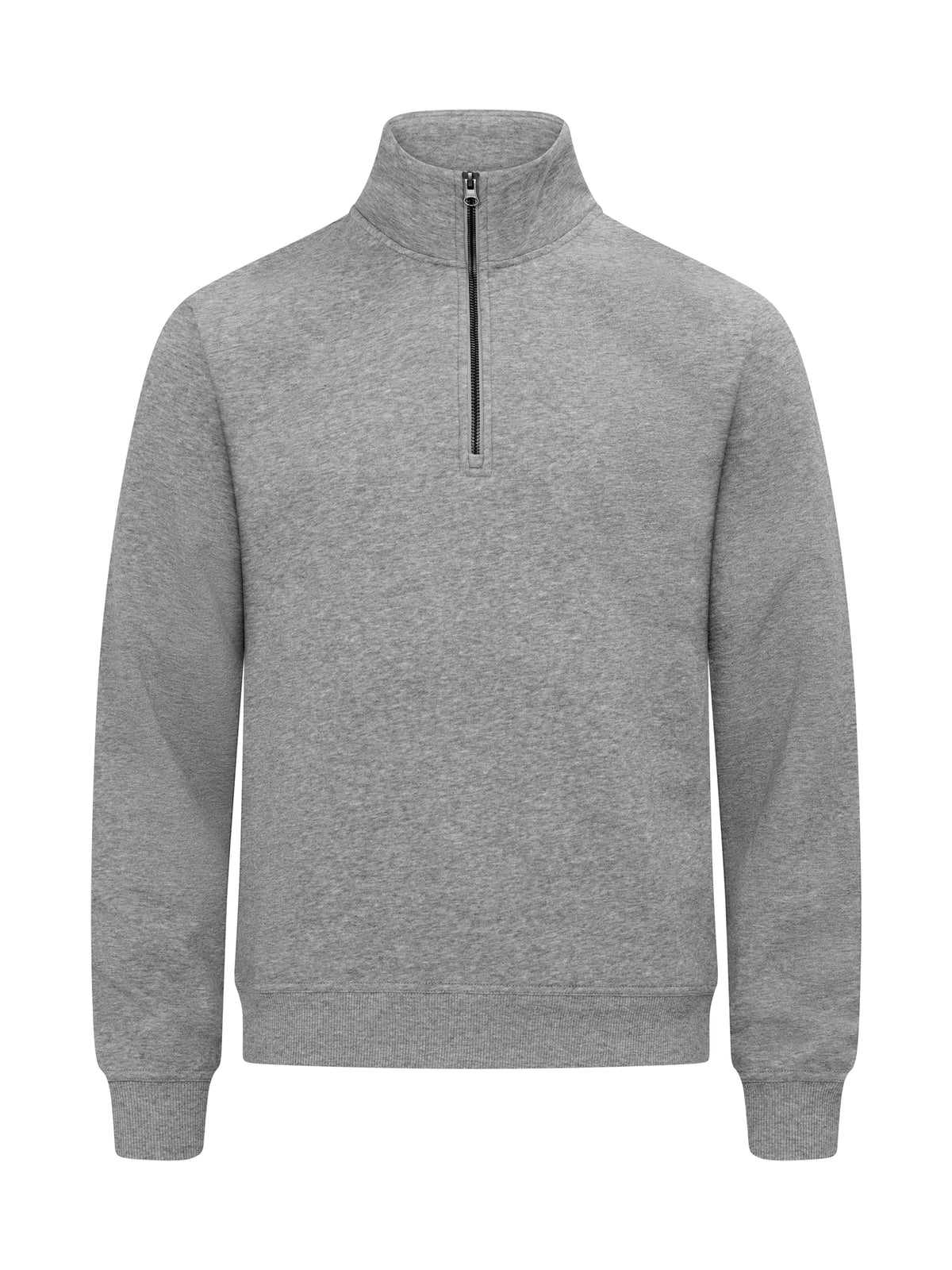 Clique Miami Half Zip – Gråmelert – forside