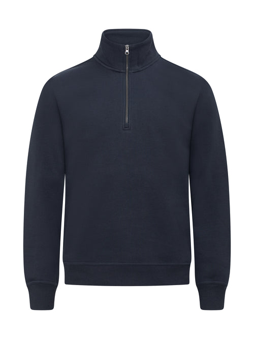 Clique Miami Half Zip – Mørk marineblå – forside