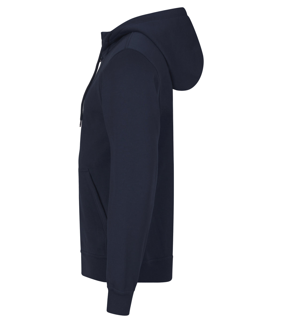 Clique Miami Hoody Full Zip – Mørk marineblå – venstre side