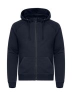 Clique Miami PRO Hoody Full Zip – Mørk marineblå – forside