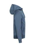 Clique Miami PRO Hoody Full Zip – Stålblå – høyre side