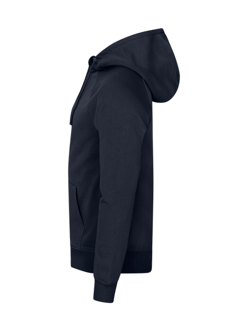 Clique Miami PRO Hoody Full Zip – Mørk marineblå – venstre side