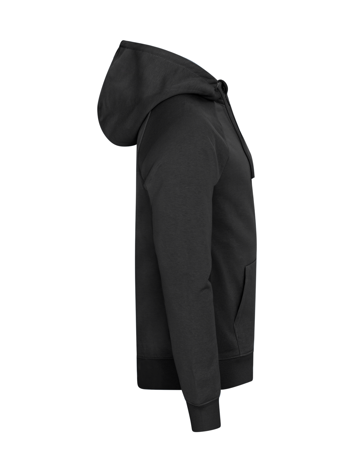 Clique Miami PRO Hoody Full Zip – Svart – høyre side