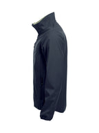 Clique Basic Softshell Jacket – Mørk marineblå – venstre side