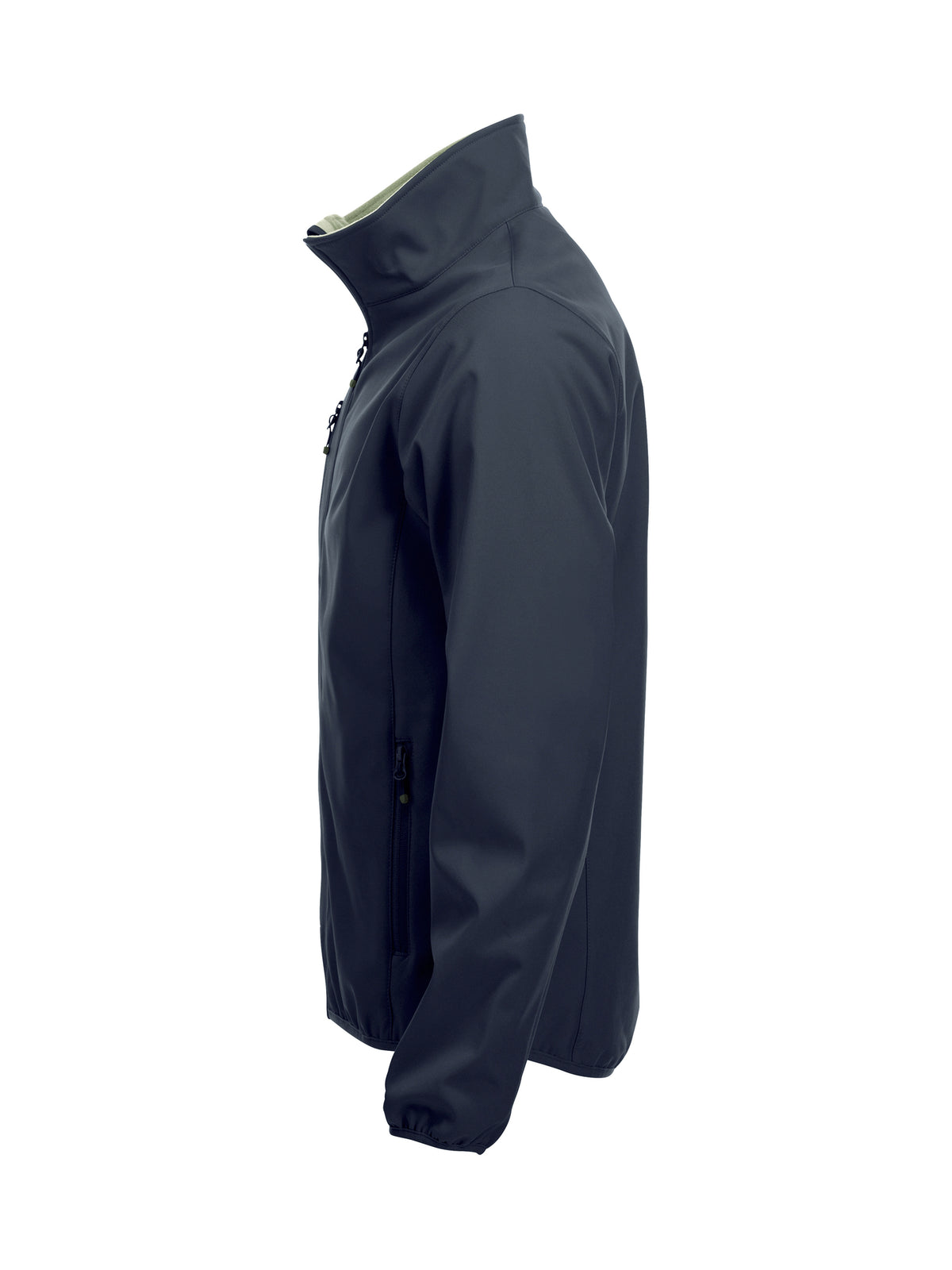 Clique Basic Softshell Jacket – Mørk marineblå – venstre side