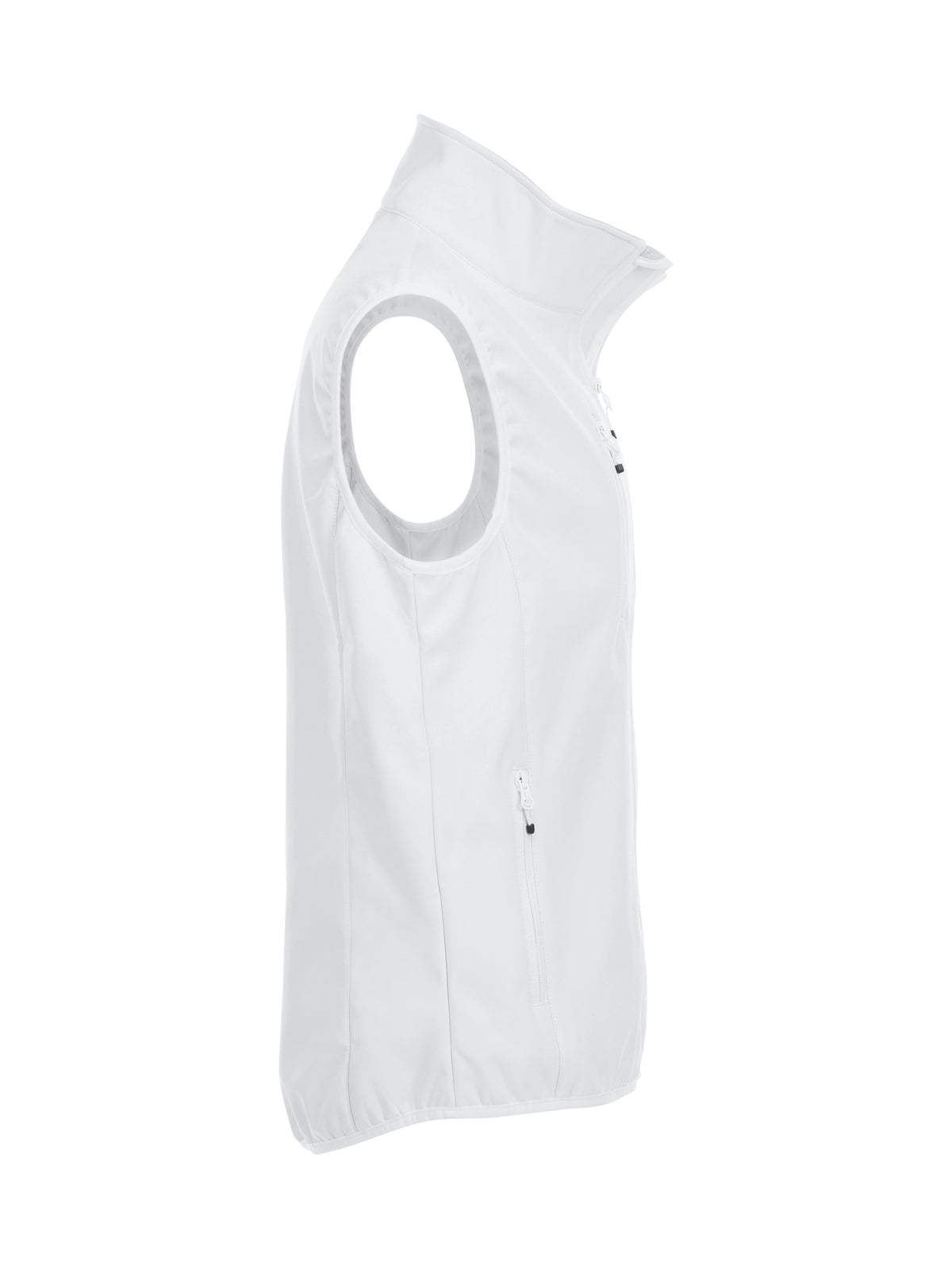 Clique Basic Softshell Vest – Hvit – høyre side