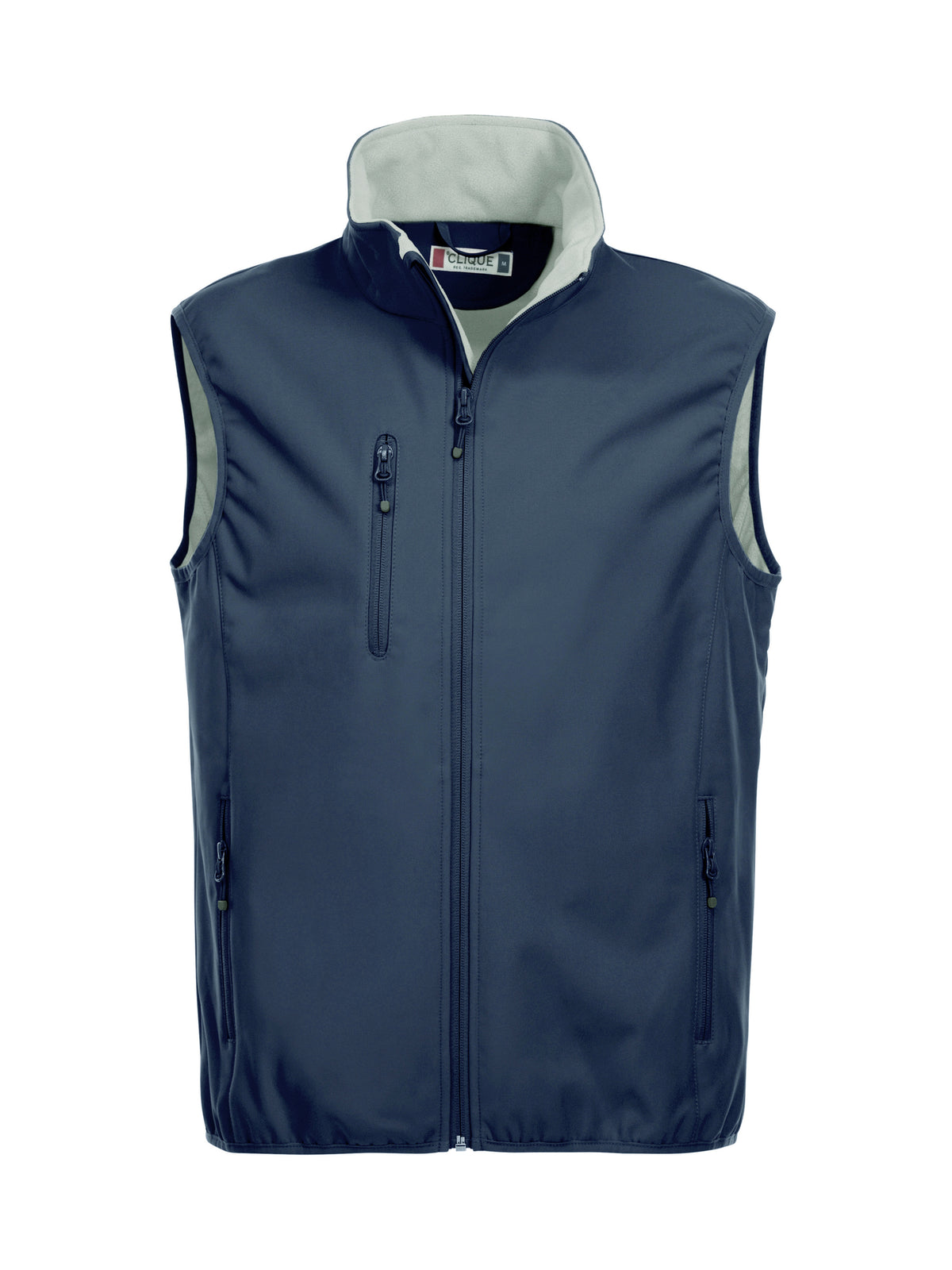 Clique Basic Softshell Vest – Mørk marineblå – forside