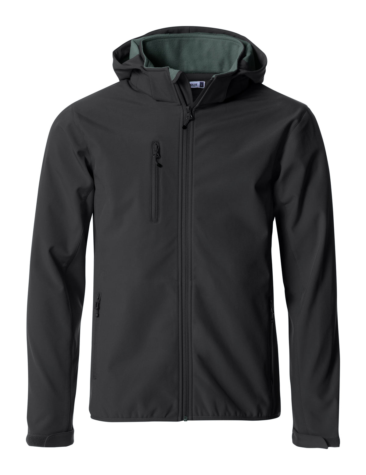 Clique Basic Hoody Softshell – Svart – forside