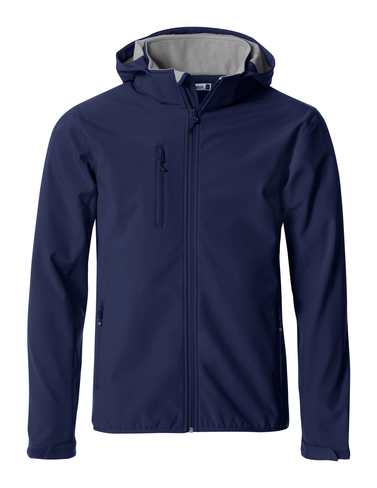 Clique Basic Hoody Softshell – Marineblå – forside