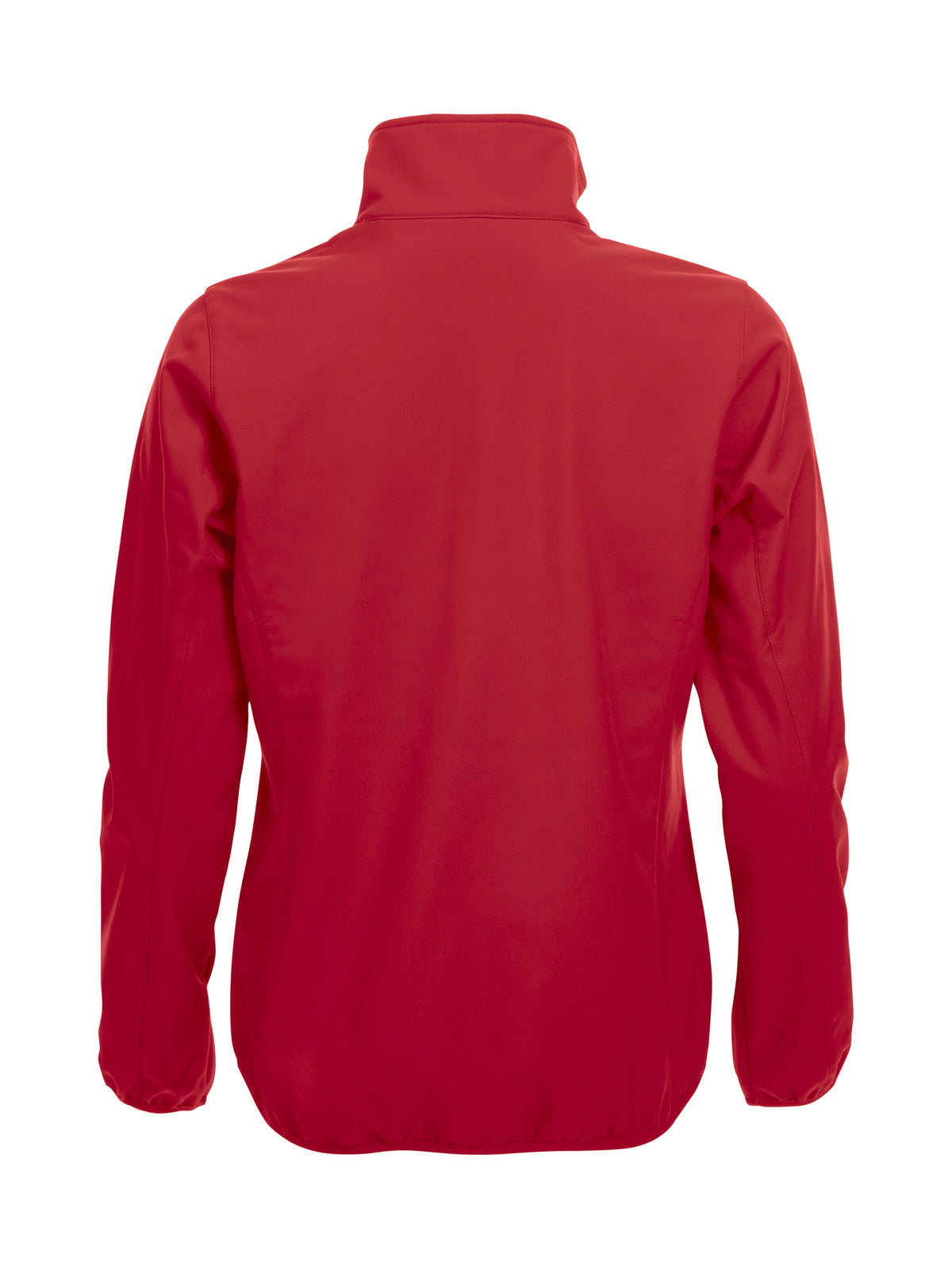Clique Basic Softshell Jacket – dame – Rød – bakside