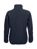 Clique Basic Softshell Jacket – dame – Mørk marineblå – bakside