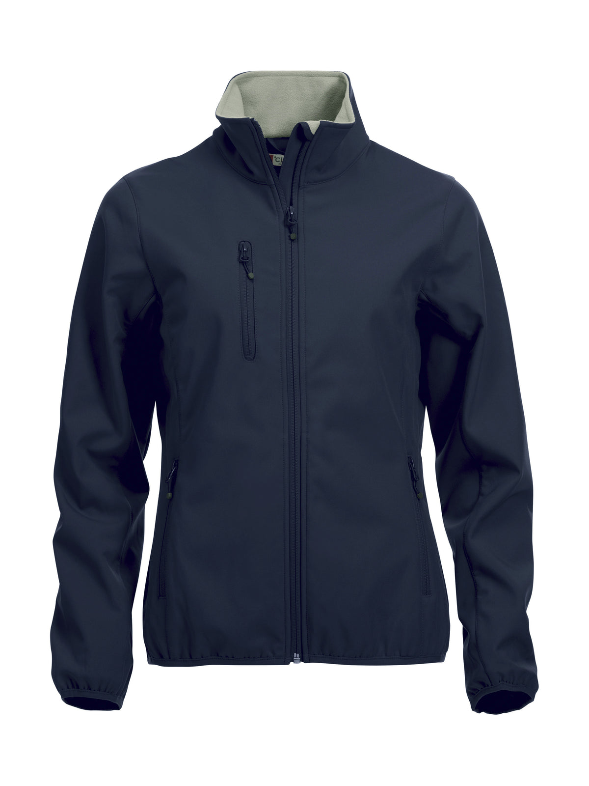 Clique Basic Softshell Jacket – dame – Mørk marineblå – forside