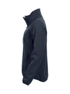 Clique Basic Softshell Jacket – dame – Mørk marineblå – venstre side