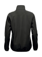 Clique Basic Softshell Jacket – dame – Svart – bakside