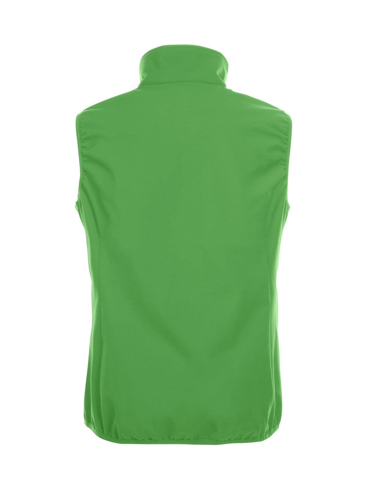 Clique Basic Softshell Vest – dame – Eplegrønn – bakside