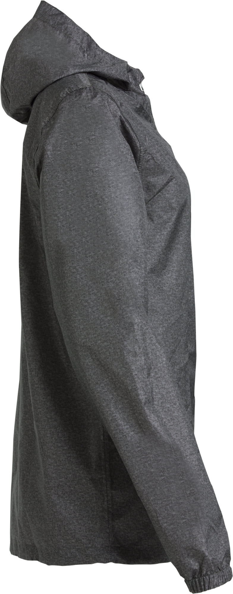Clique Basic Rain Jacket – Antrasittmelert – høyre side